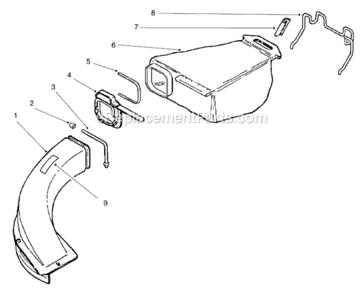 Part Location Diagram of 93-7381 Toro V-belt